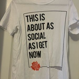 Dashboard Confessional - This is About As Social As I Get Now Tee